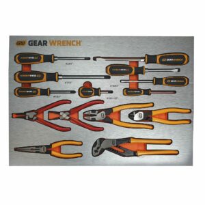 GEARWRENCH 14Pc Screwdriver & Plier Set in EVA Tray