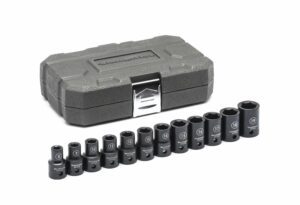 GEARWRENCH 12Pc 1/2“ Drive 6 Point Standard Impact Metric Socket Set