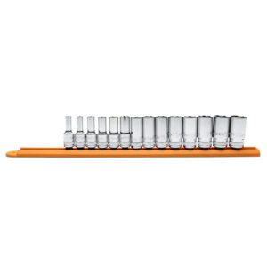 GEARWRENCH 14 Piece 3/8“ Drive 6 Point Mid Length Metric Socket Set
