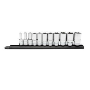 GEARWRENCH 11 Piece 3/8“ Drive 6 Point Mid Length SAE Socket Set