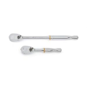 2 Pc. 3/8“ Drive 90-Tooth Compact Head Teardrop Ratchet Set
