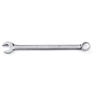 GEARWRENCH 12 Point Metric Long Pattern Full Polish Non Ratcheting Combination Wrench, 21mm