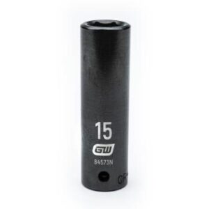 GEARWRENCH 1/2“ Drive 6 Point Deep Impact Metric Socket 15mm
