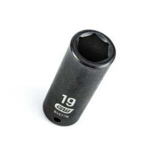GEARWRENCH 1/2“ Drive 6 Point Deep Impact Metric Socket 19mm