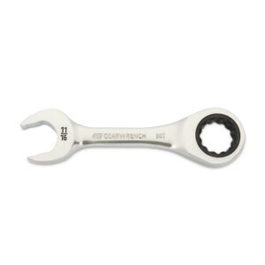 GEARWRENCH 11/16“ 90-Tooth 12 Point Stubby Combination Ratcheting Wrench