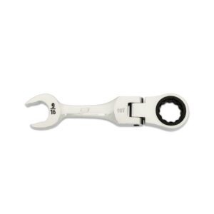 GEARWRENCH 9/16 inch 90-Tooth 12 Point Stubby Flex Combination Ratcheting Wrench